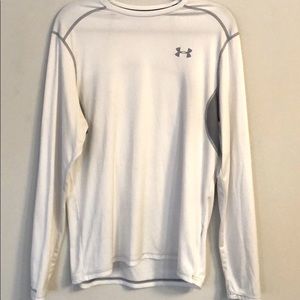 Men’s under Armour white long sleeve shirt